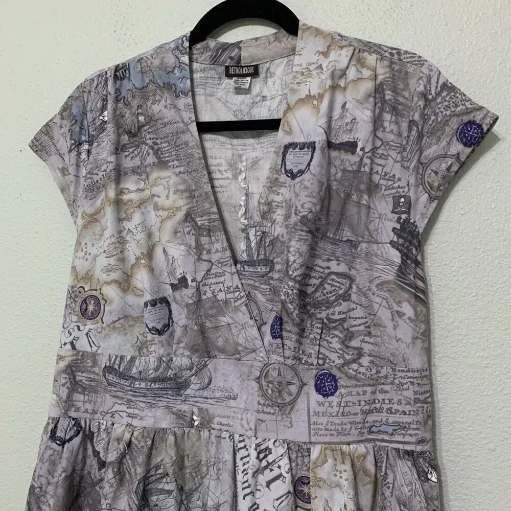 Retrolicious Dress Size 2X Retro Pinup Style - Picture 3 of 10